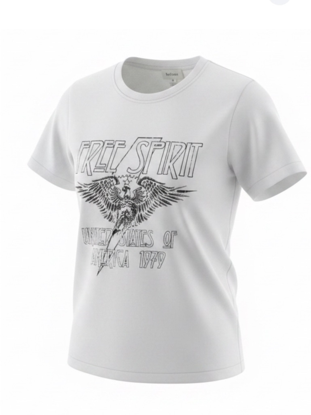 Böhme Boho Free Spirit Graphic Tee XS Festival Grunge - Picture 2 of 2